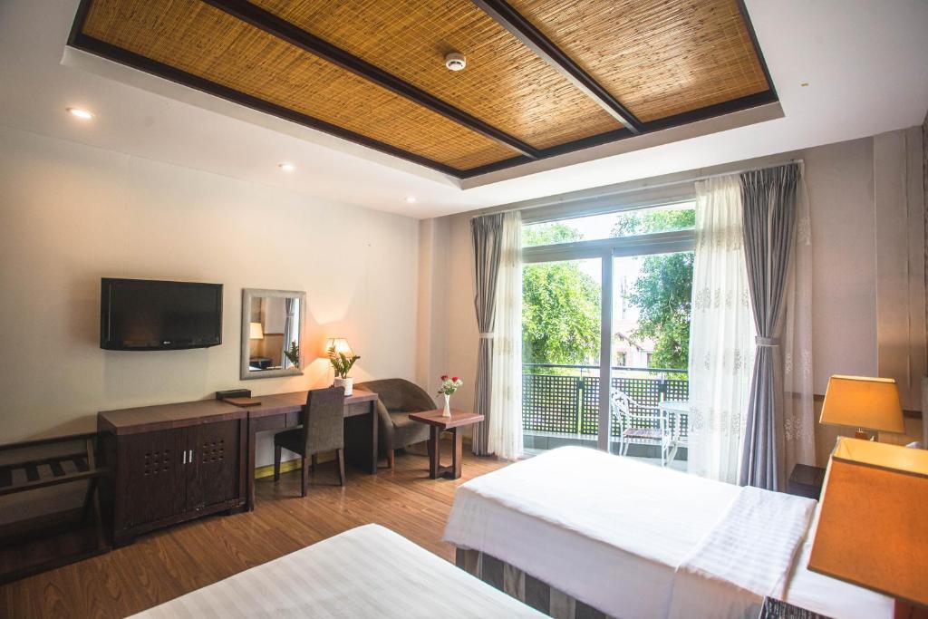 Phòng Superior 2 Giường Đơn Nhìn Ra Vườn