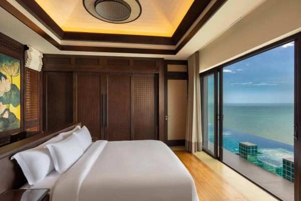 Biệt Thự 1 Phòng Ngủ Có Hồ Bơi Bên Sườn Đồi Nhìn Ra Biển