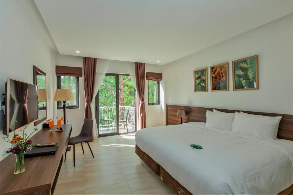 Phòng Premium Deluxe Nhìn ra Khu vườn