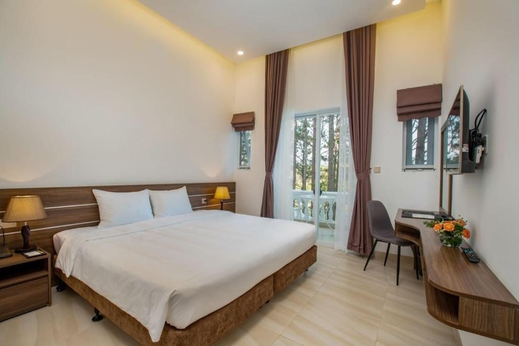 Phòng Deluxe Giường đôi Nhìn ra Hồ