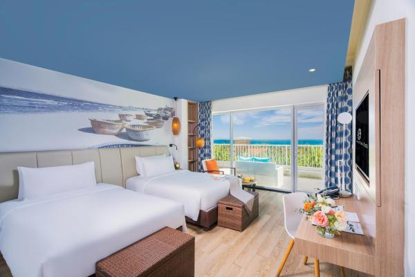 Phòng Deluxe 2 Giường Đơn Nhìn Ra Biển