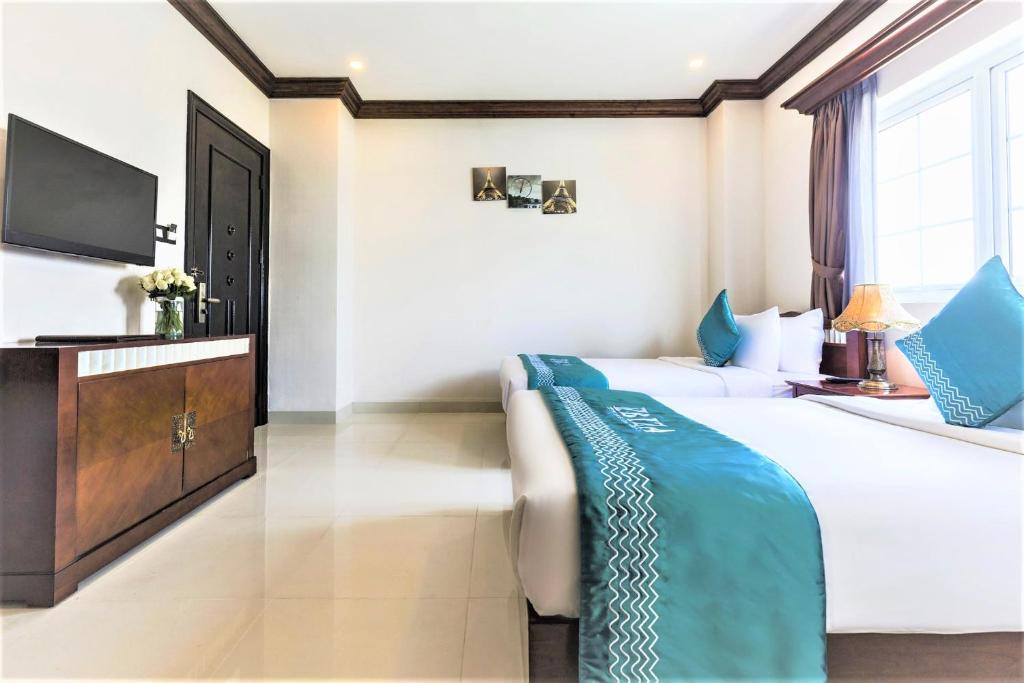 Phòng Superior 2 Giường Đơn Nhìn ra Thành phố