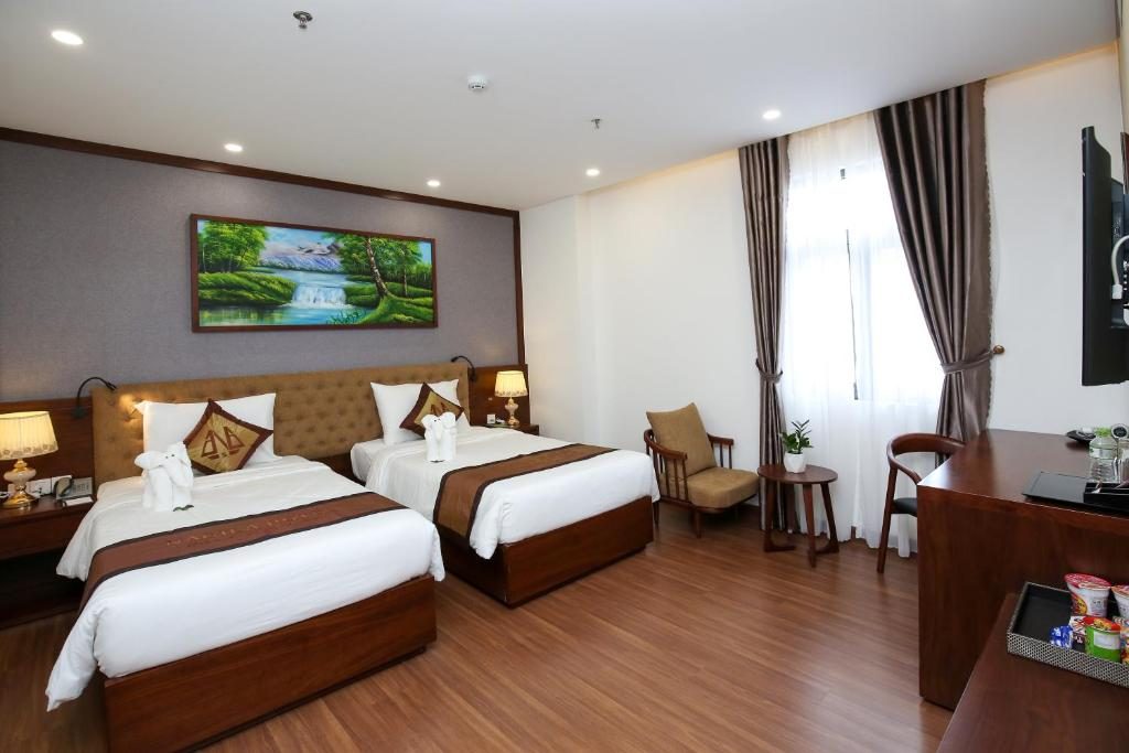 Phòng Superior 2 giường đơn nhìn ra cảnh thành phố