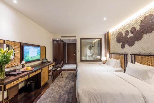 Phòng Superior 2 giường đơn nhìn ra cảnh thành phố
