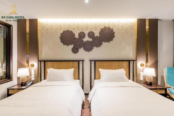 Phòng Superior 2 giường đơn nhìn ra cảnh thành phố