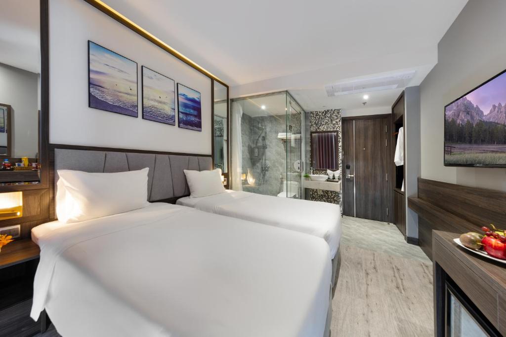 Phòng Deluxe Giường Đôi/2 Giường Đơn Nhìn Ra Thành Phố