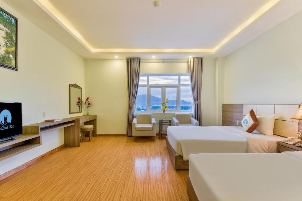 Phòng 2 Giường Đơn Nhìn Ra Biển