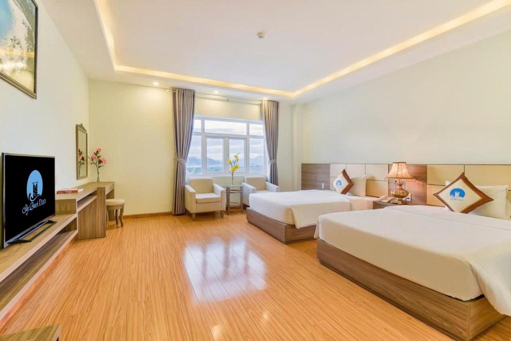 Phòng 2 Giường Đơn Nhìn Ra Biển