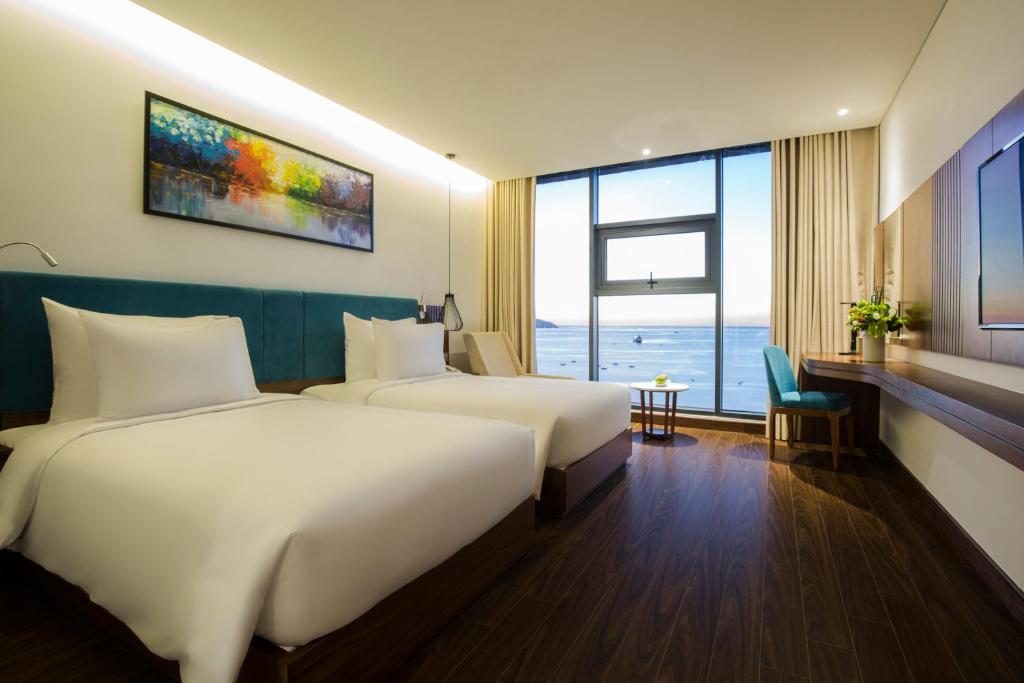 Phòng Premier 2 Giường Đơn Nhìn Ra Biển