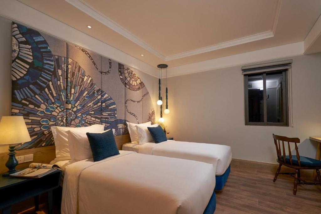 Phòng Deluxe 2 Giường Đơn Nhìn Ra Thành Phố