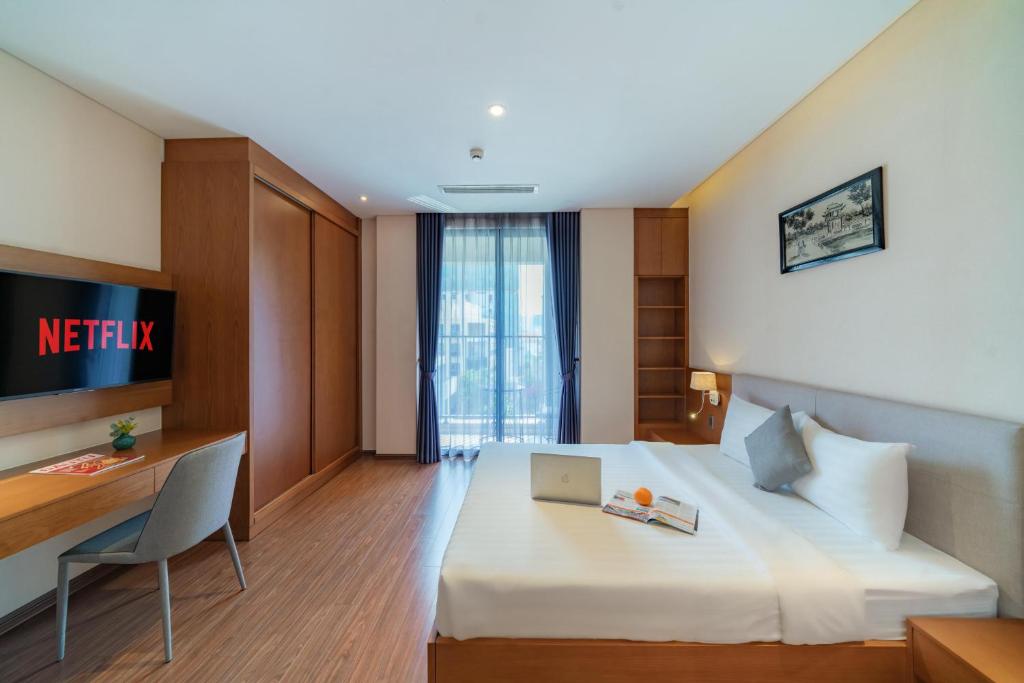 Phòng Có Giường Cỡ Queen Với Ban Công