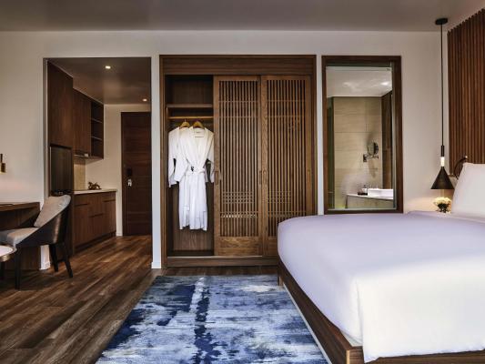 Studio có Giường cỡ King với Ban công