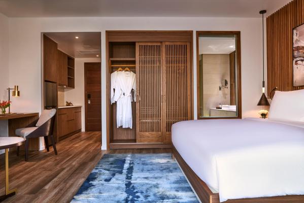 Studio có Giường cỡ King với Ban công