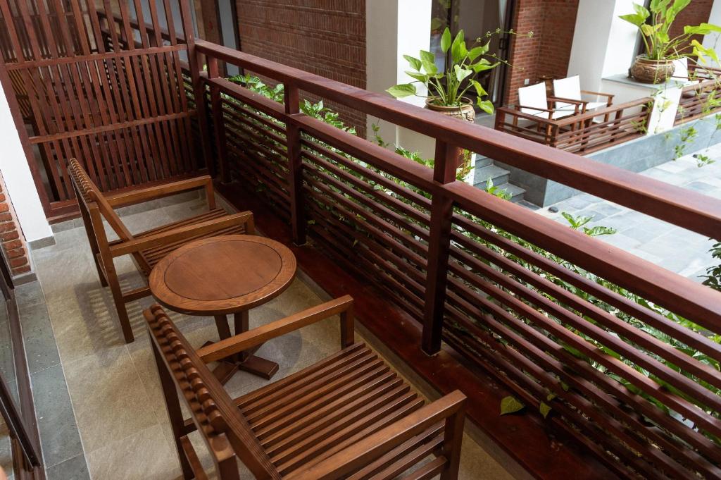Phòng Deluxe 2 Giường đơn có Ban công
