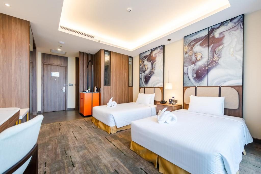 Phòng Deluxe 2 Giường Đơn Nhìn Ra Biển