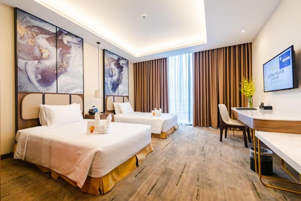 Phòng Deluxe 2 Giường Đơn Nhìn Ra Biển