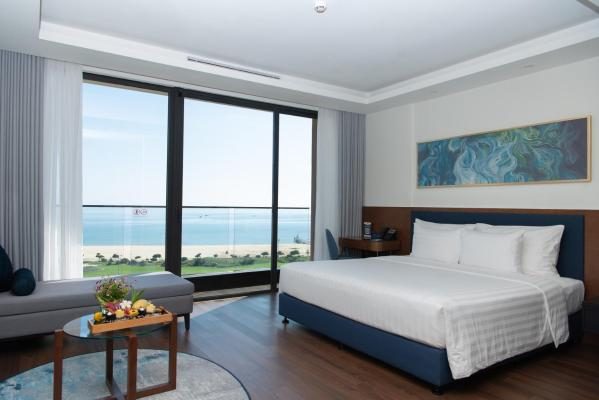 Phòng Deluxe Giường Đôi Với Ban Công và Tầm Nhìn Ra Biển