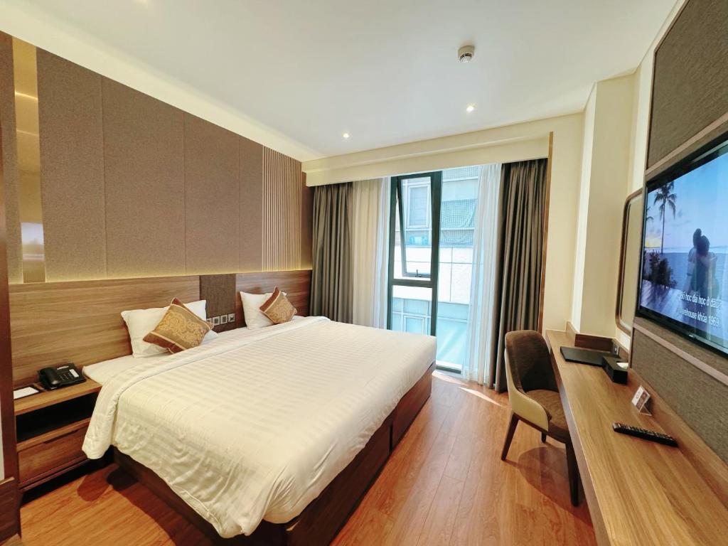 Phòng Deluxe Giường Đôi – Chỉ tính phòng nghỉ