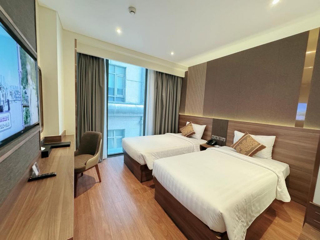Phòng Deluxe 2 Giường Đơn – Chỉ tính Phòng nghỉ