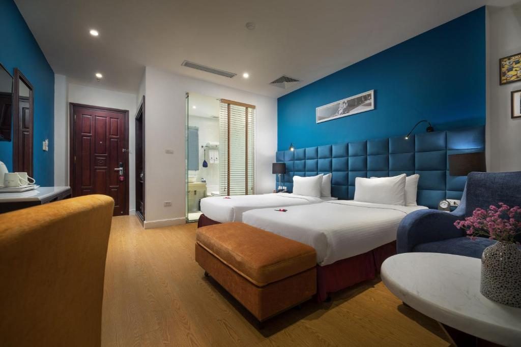 Phòng 2 Giường Đơn Nhìn Ra Thành Phố