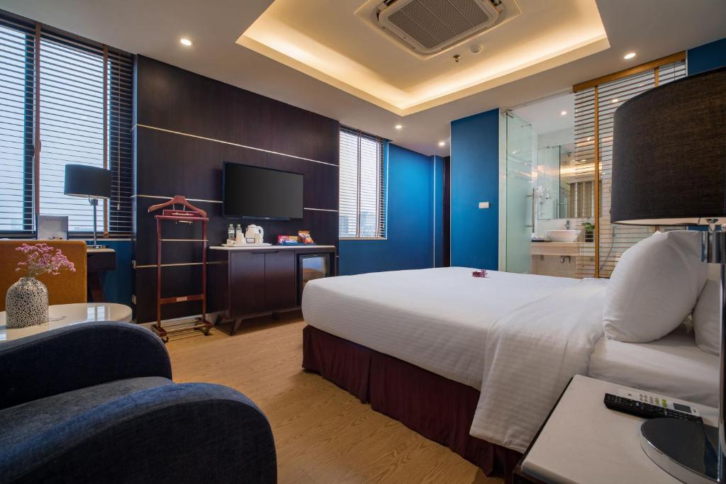 Phòng Deluxe Giường Đôi/2 Giường Đơn Nhìn Ra Thành Phố