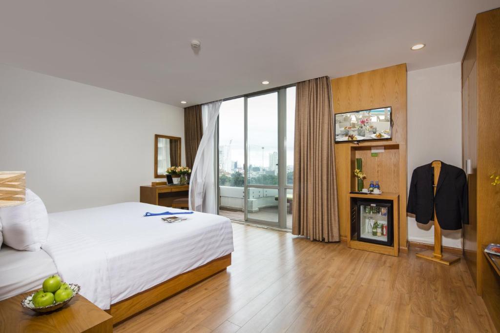 Phòng có giường cỡ King với Bồn tắm Spa