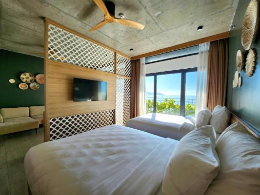 Studio nhìn ra quang cảnh đại dương