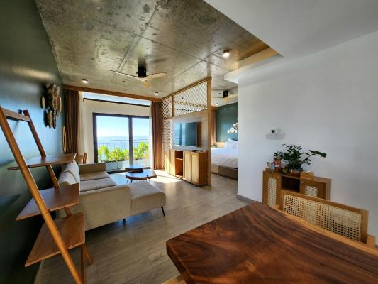 Studio nhìn ra quang cảnh đại dương