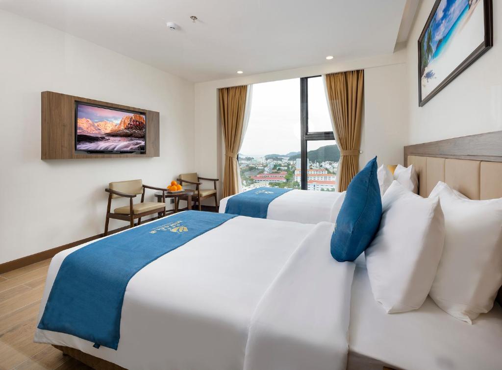 Phòng Deluxe Giường Đôi/2 Giường Đơn Nhìn Ra Thành Phố