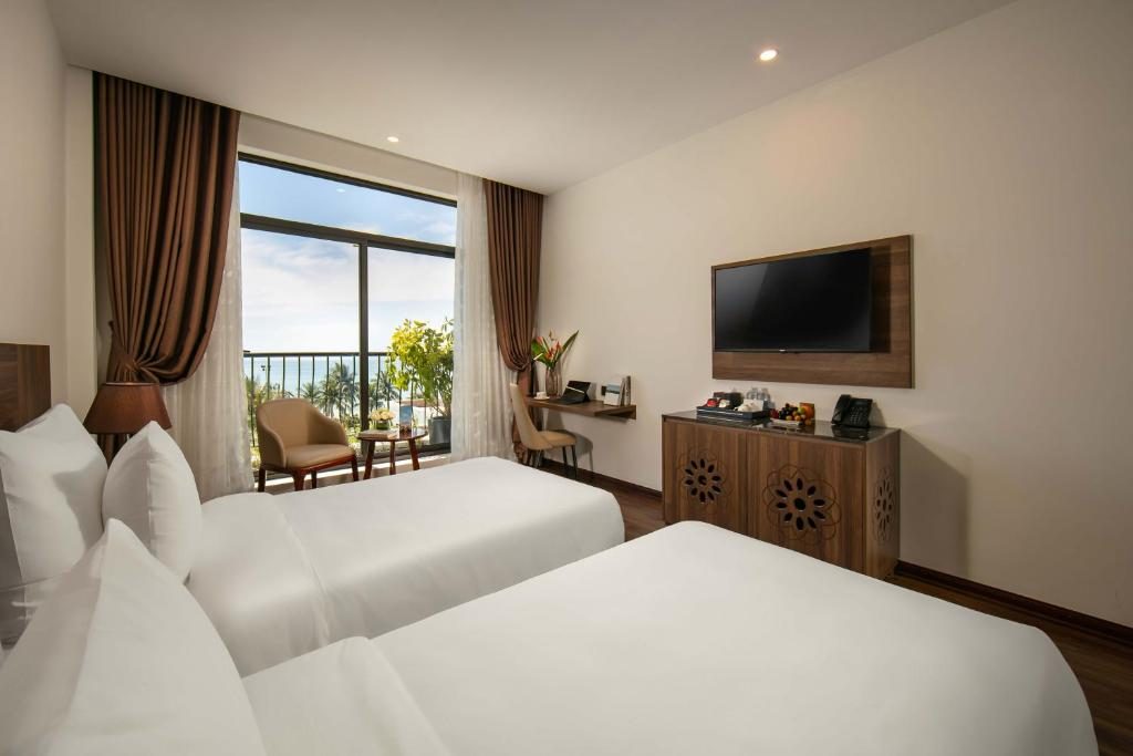 Phòng Deluxe 2 Giường Đơn Nhìn Ra Biển