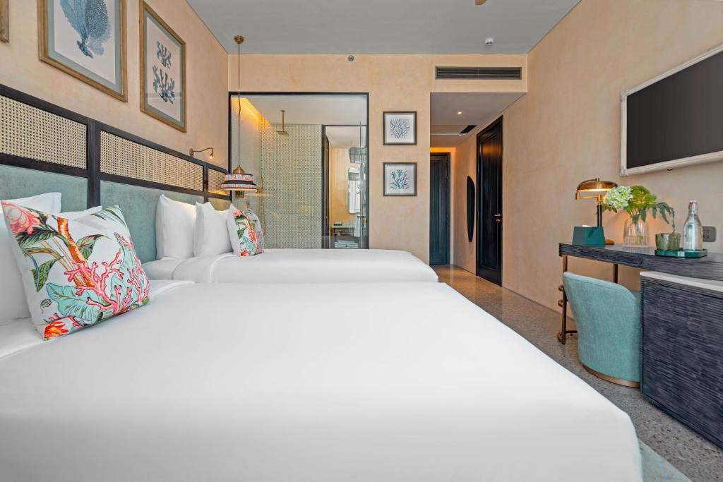 Phòng Cổ Điển 2 Giường Đơn Nhìn Ra Thành Phố