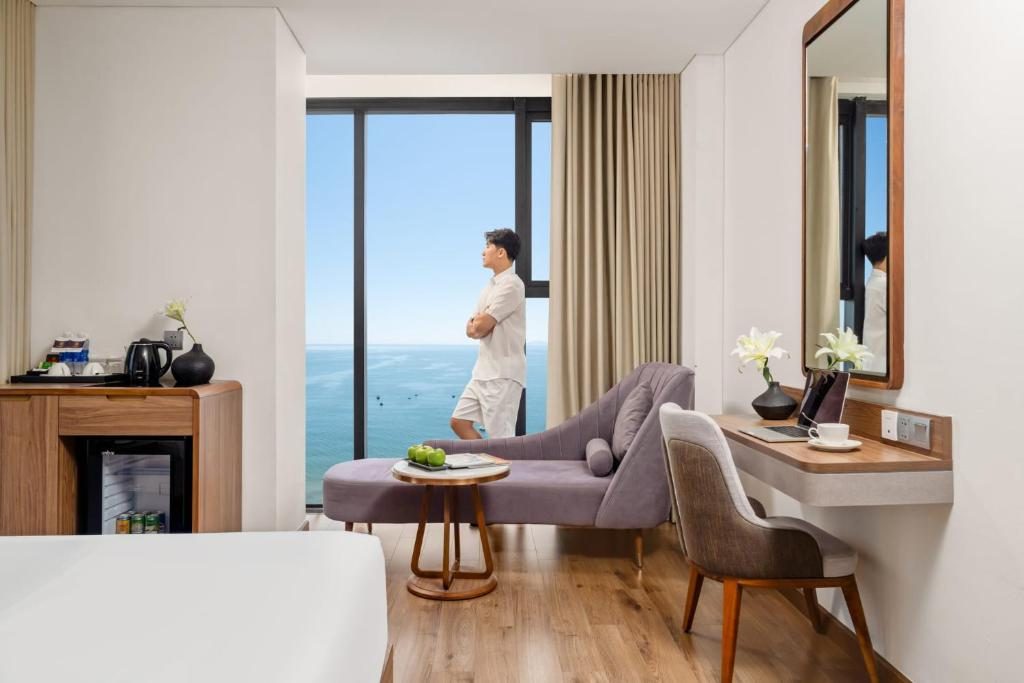 Phòng Executive 2 Giường Đơn Nhìn Ra Biển – Bao Gồm Trà Chiều