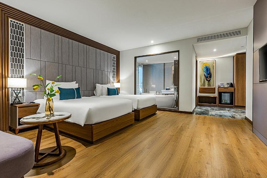 Phòng Grand Executive 2 Giường Đơn Nhìn Ra Biển – Bao Gồm Trà Chiều