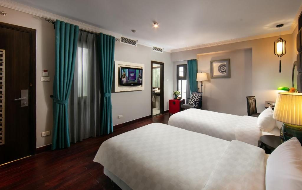 Phòng Executive 2 Giường Đơn Hướng Ra Nhà