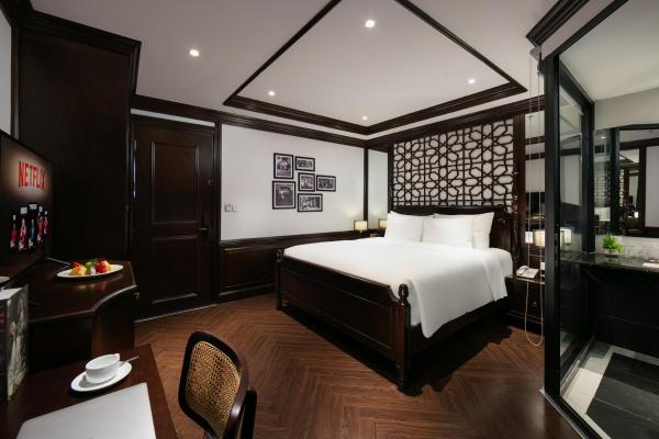 Deluxe Giường Đôi Có Cửa Sổ Nhìn Ra Khu Vực Bên Trong