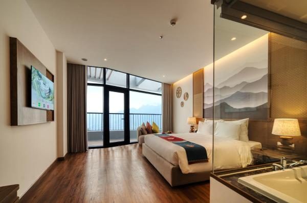 Phòng Premier có Giường cỡ King và Tầm nhìn ra Núi non