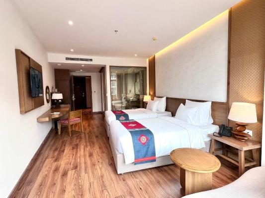 Phòng Deluxe 2 Giường Đơn Nhìn Ra Vườn