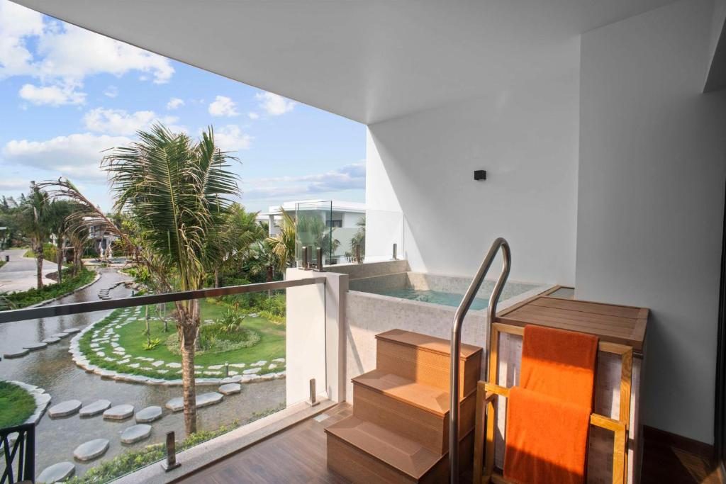 Suite 2 Giường Đơn Có Bể Jacuzzi Nhìn Ra Vườn