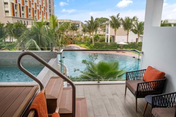 Suite 2 Giường Đơn Có Bể Jacuzzi Nhìn Ra Vườn