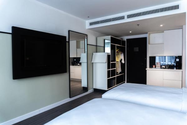 Phòng Deluxe 2 Giường Đơn Nhìn Ra Thành Phố