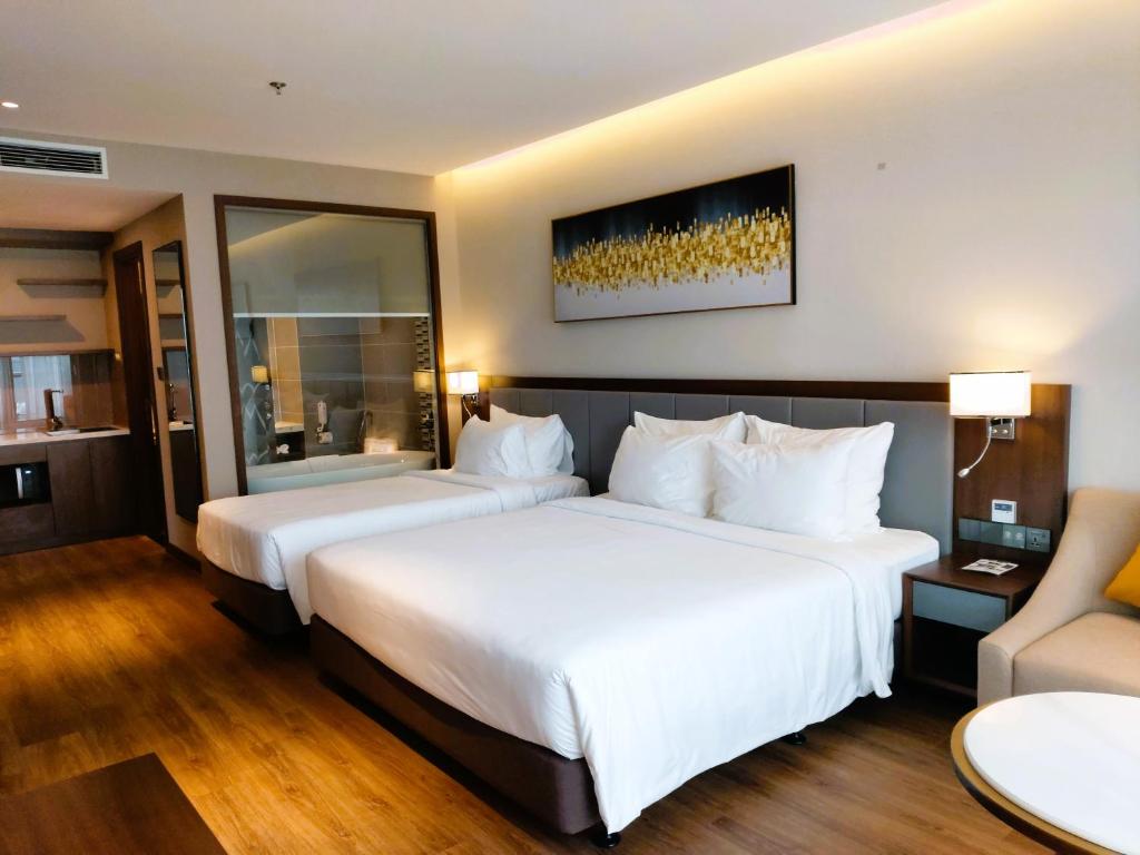 Phòng cho 3 người có Ban Công