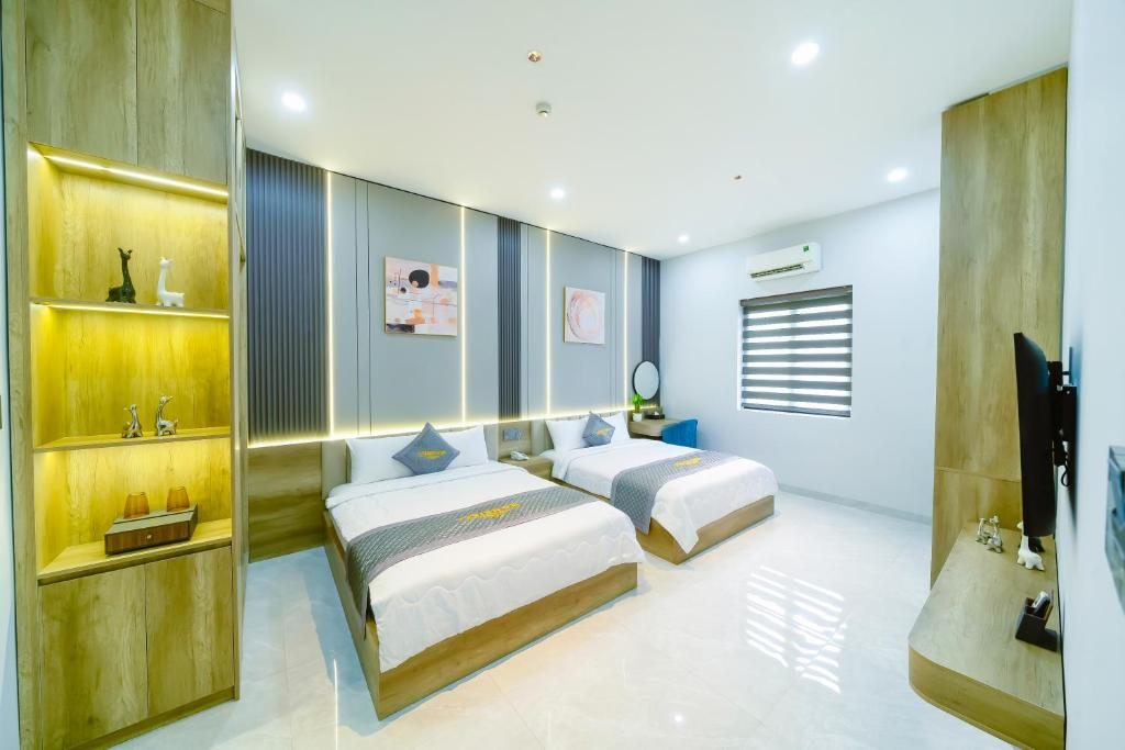 Phòng 2 Giường Đơn Nhìn Ra Thành Phố