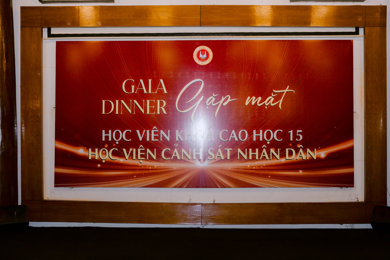 Cao học 15 HVCSND — Tiệc riêng tư — ảnh 1